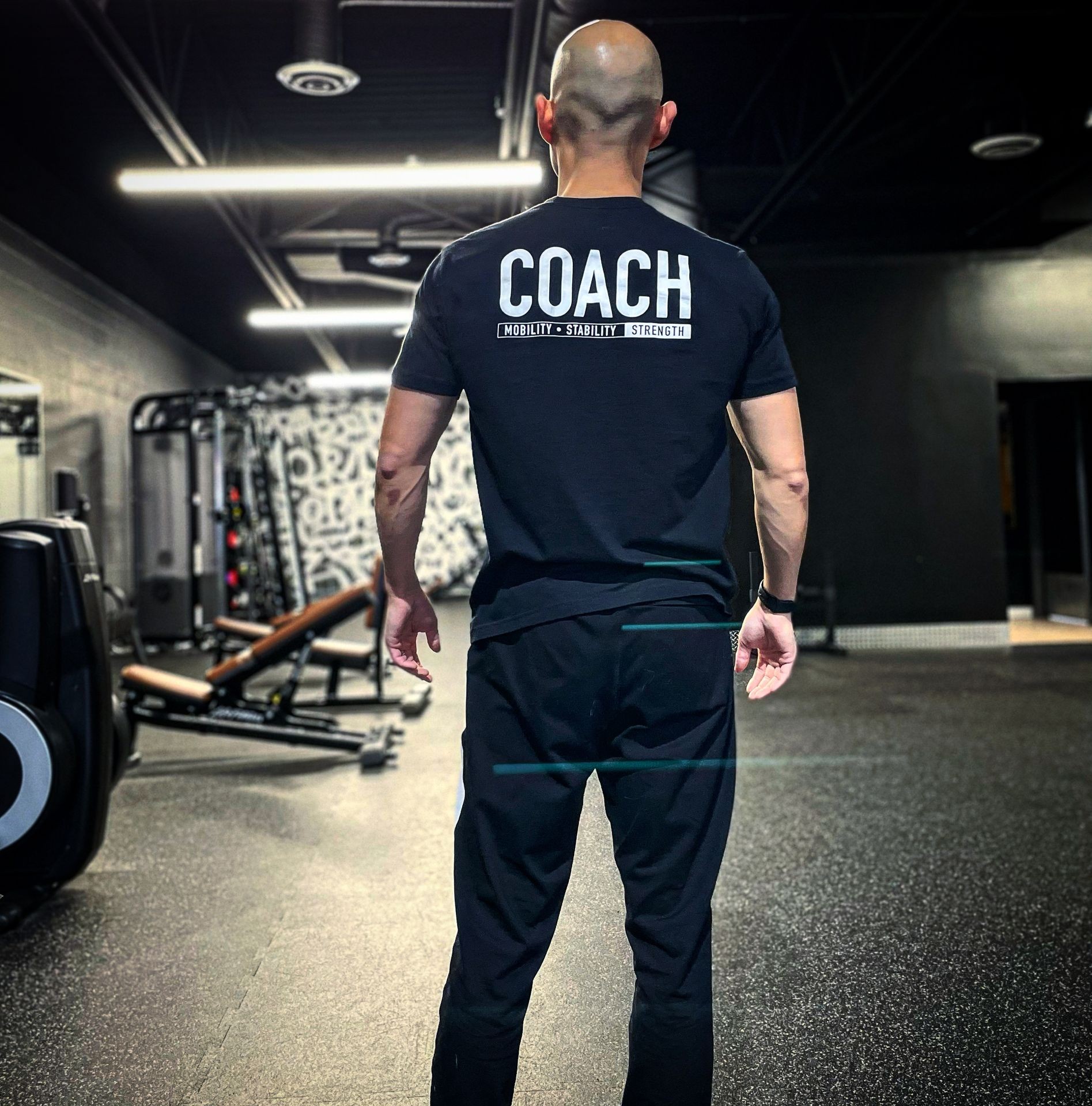 coach in a gym